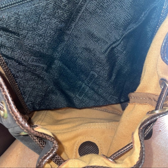 Bottega Veneta Backpack Authentic Rare Mini Chocolate Brown Preowned - Picture 9 of 16